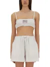 Moschino Cotton Bandeau Top