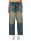 Moschino Jeans Cotton Denim Pants In Blue