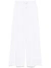 Moschino Jeans Cotton Pants In White
