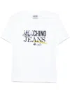 Moschino Jeans Logo Printed Crewneck T