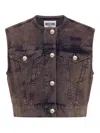 Moschino Jeans Klassisches Trägershirt In Brown