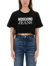 Moschino Jeans Woman T-shirt Black Size S Cotton In Black