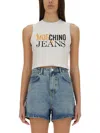 Moschino Jeans Cropped Top With Logo