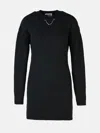 MOSCHINO JEANS DARK GREY WOOL BLEND DRESS