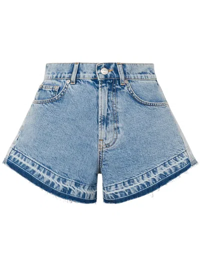 Moschino Denim Shorts In Navy