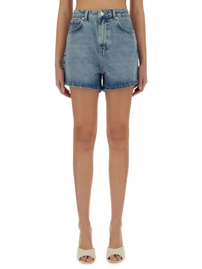 Moschino Jeans Denim Shorts In Blue