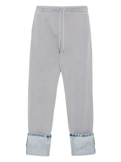 Moschino Jeans Denim-trim Trousers