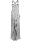 Moschino High-shine Floor-length Dress