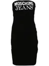 Moschino Jeans Logo-print Ribbed Minidress