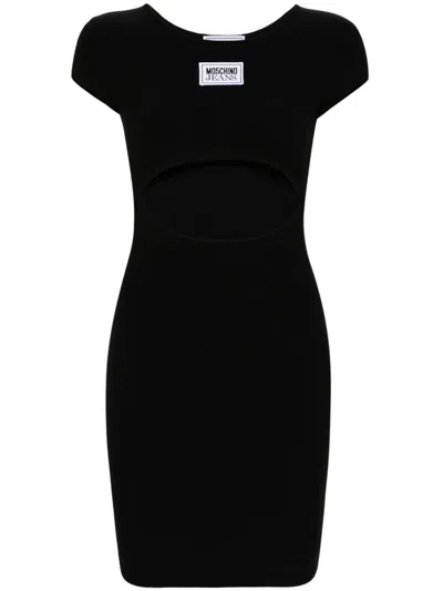Moschino Jeans Dress Clothing In 0555 Nero