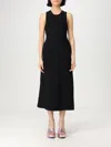 Moschino Dress  Jeans Woman Color Black In Black