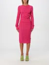 Moschino Jeans Dress  Woman Color Fuchsia