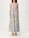 Moschino Dress  Jeans Woman Color Gnawed Blue In Gnawed Blue