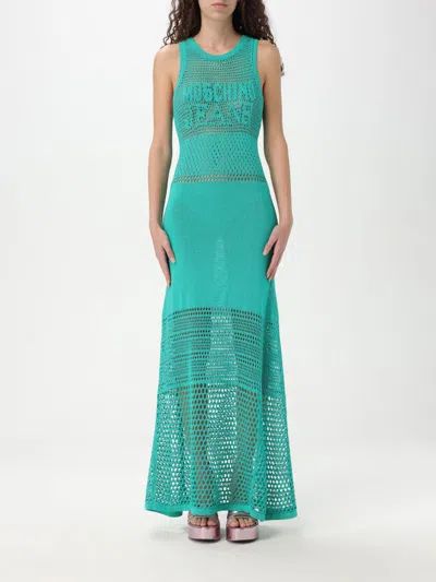 Moschino Dress  Jeans Woman Color Green
