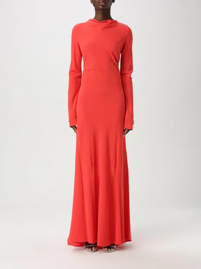 Moschino Dress  Jeans Woman In Red