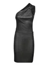 Moschino Jeans One Shoulder Asymmetric Mini Dress