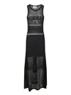 Moschino Jeans Mesh Dress With Logo