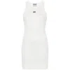 Moschino Jeans White Patch Mindress In White