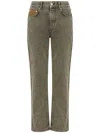 Moschino Jeans Flared Cropped Jeans In Grey