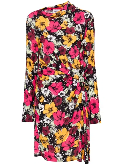 MOSCHINO FLORAL-PRINT DRESS