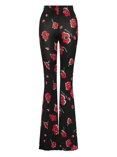 Moschino Jeans Floral-print Trousers