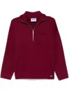 Moschino High-neck Sweater In Violett