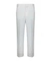 Moschino Jeans High-waisted Stretch Pants In White