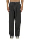 Moschino High-waisted Wide-leg Jeans In Grey