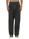 Moschino High-waisted Wide-leg Jeans In Grey