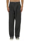 Moschino High-waisted Wide-leg Jeans In Grey