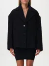 Moschino Jeans Notched-lapels Jacket In Schwarz