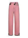 Moschino Jeans Jeans In Denim In Nude & Neutrals