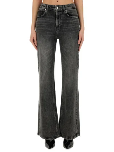Moschino Jeans In Denim In Grey