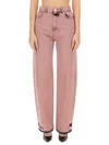Moschino Jeans Jeans In Denim In Pink