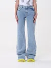 Moschino Jeans Jeans  Woman Color Denim In Denim