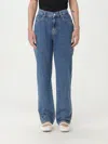 Moschino Jeans Jeans  Woman Color Denim In Denim