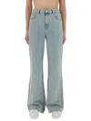 Moschino Jeans Wide Leg In Blue
