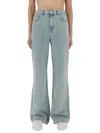 Moschino Jeans Wide Leg In Blue