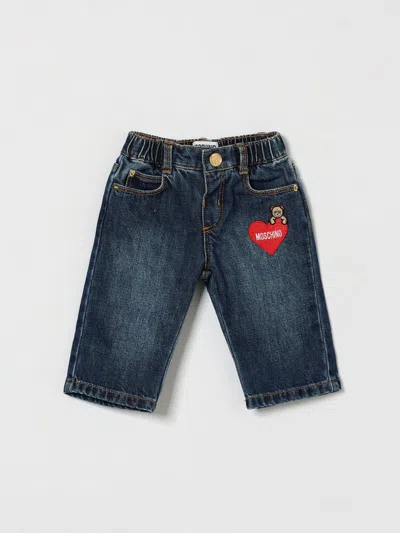 Moschino Babies'  Jeans Kids Color Ocean In Blue