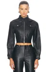 MOSCHINO JEANS LEATHER JACKET