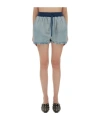 Moschino Jeans Light Denim Shorts In Blue