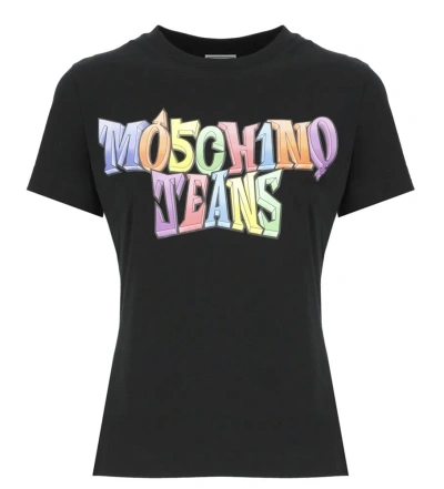 Moschino Jeans Logo In Black