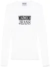 Moschino White Crewneck Sweater In White