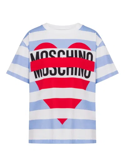 MOSCHINO JEANS LOGO-PRINT T-SHIRT