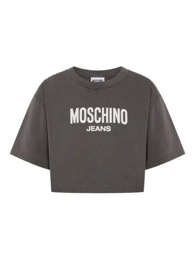 MOSCHINO JEANS LOGO-PRINT T-SHIRT