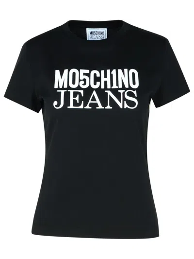 MOSCHINO JEANS MOSCHINO JEANS LOGO PRINT T-SHIRT