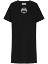 Moschino Logo-print T-shirt Dress In Black