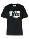 Moschino Jeans Black Cotton T-shirt