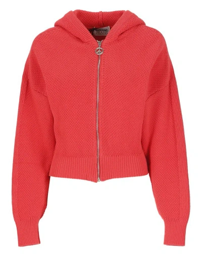 Moschino Cotton Jumper In Red
