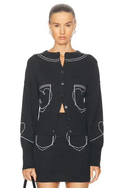 MOSCHINO LONG SLEEVE CARDIGAN